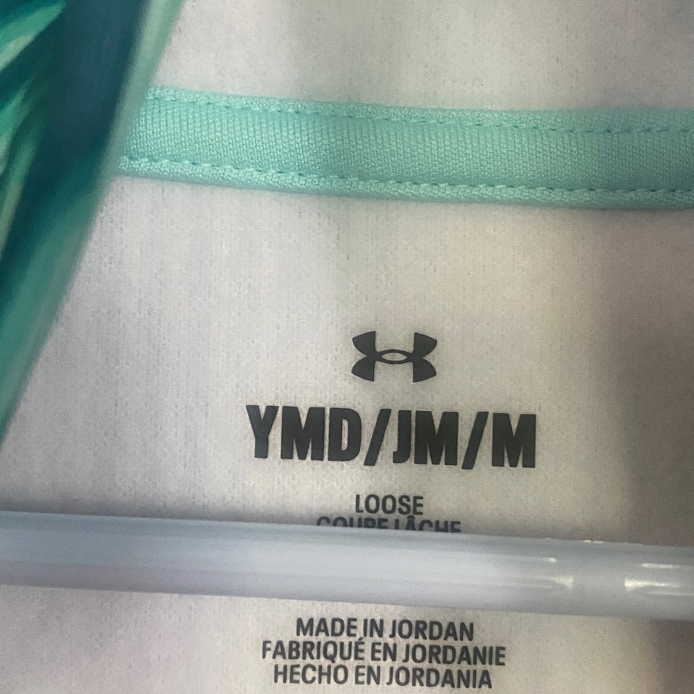 Under Armour green hoodie with light fleece interior, M - Picture 3 of 5